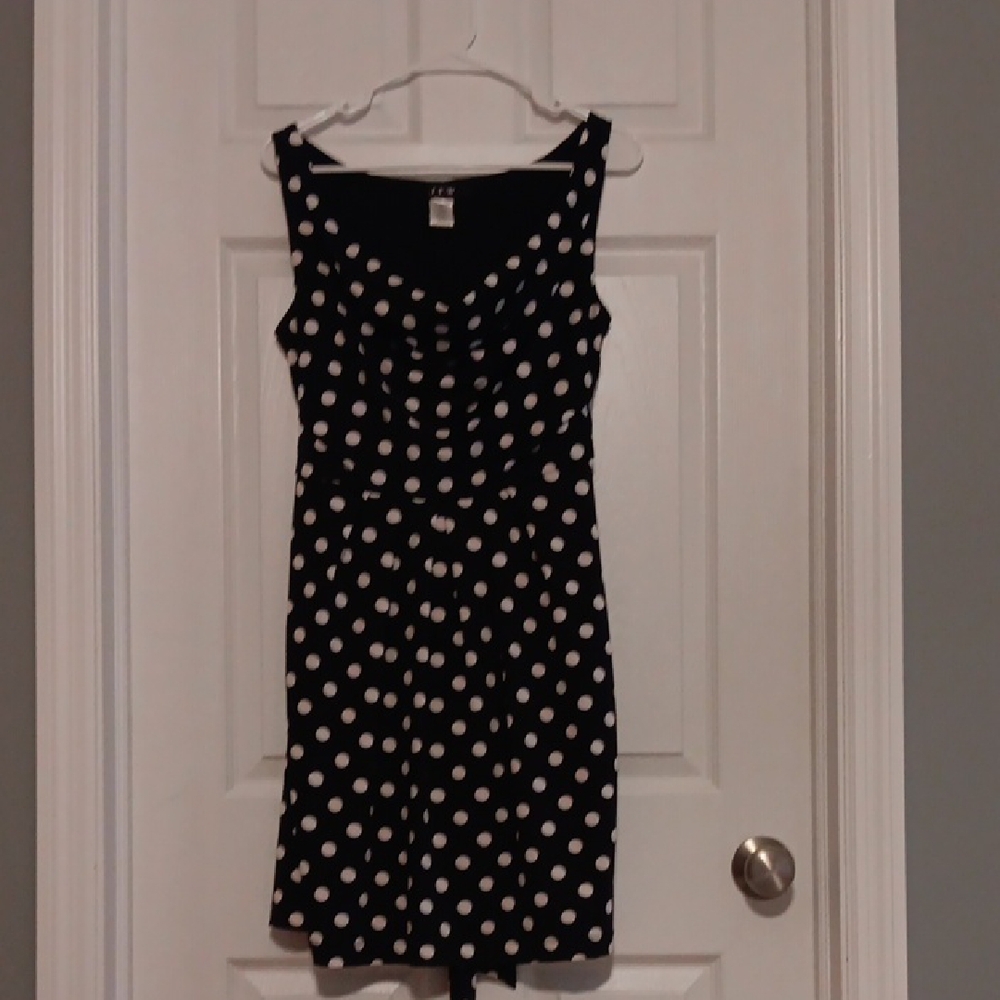 Black and White Polka Dot Dress
